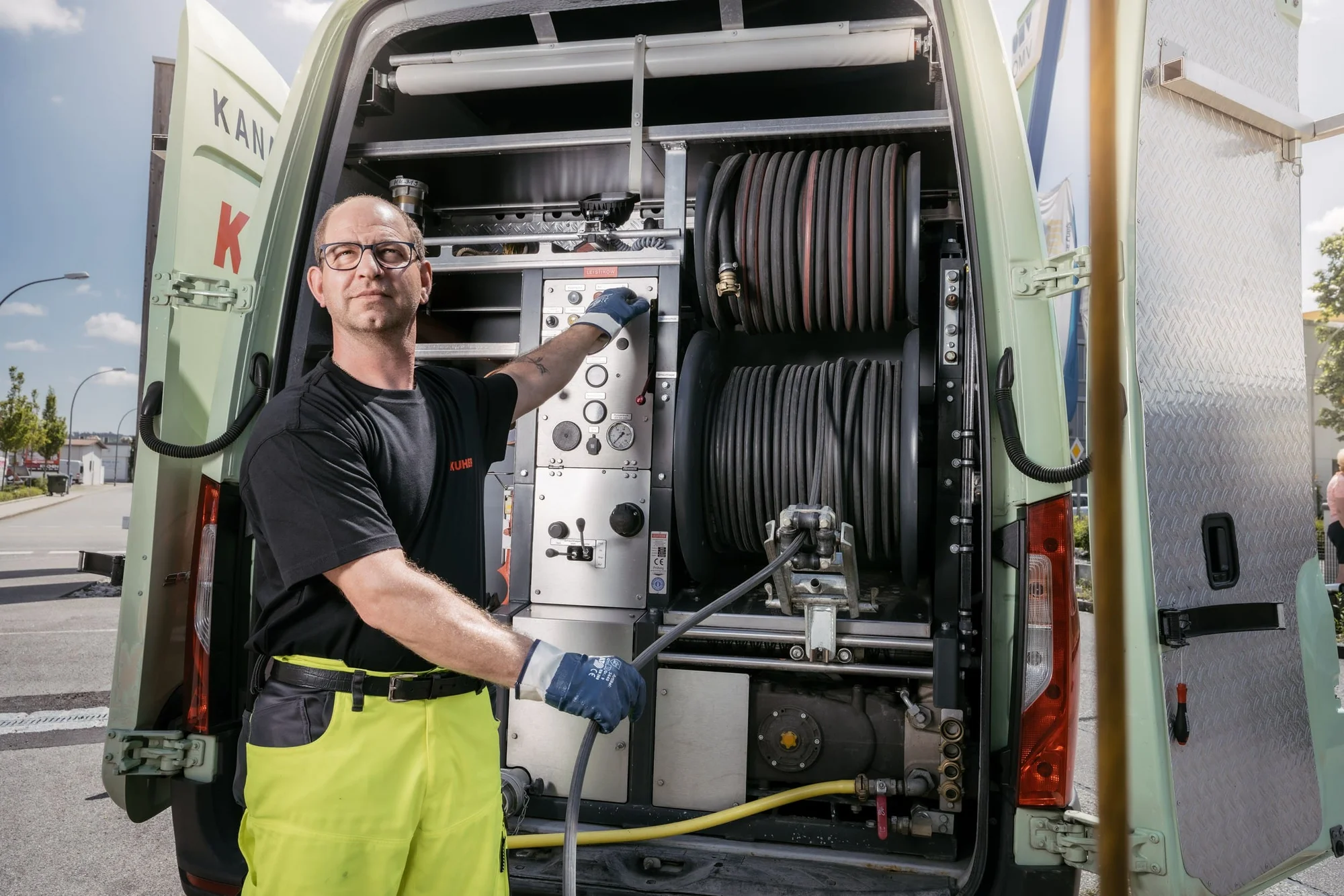 Ablauf von Kanalreinigung und Rohrreinigung in Parsberg